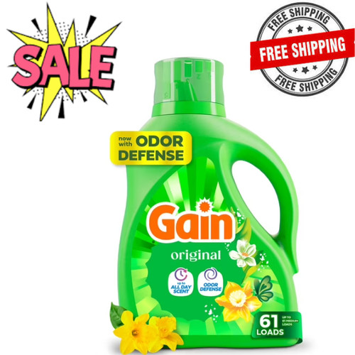 Gain laundry detergent liquid - gain,