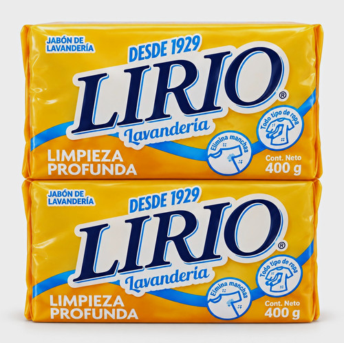 Lirio laundry soap bar 400g - soap,